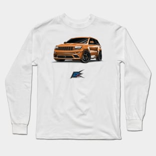 jeep cherokee srt8 orange Long Sleeve T-Shirt